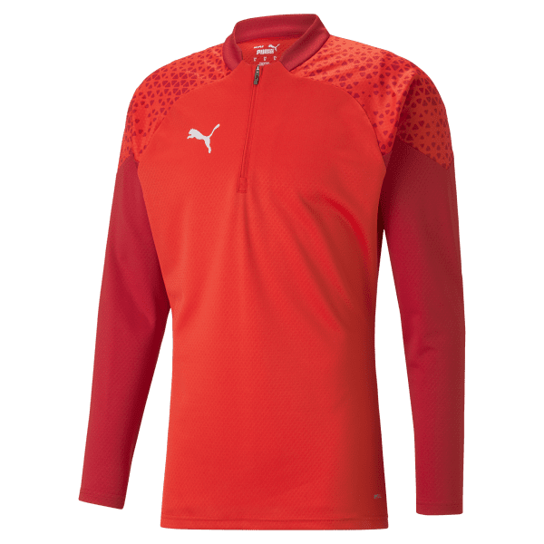 Puma Team Cup Training Zip Top Puma Red Total Football