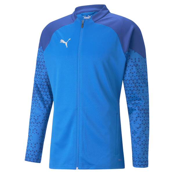 Puma Team Cup Training Jacket 2023 Electric Blue Lemonade Total