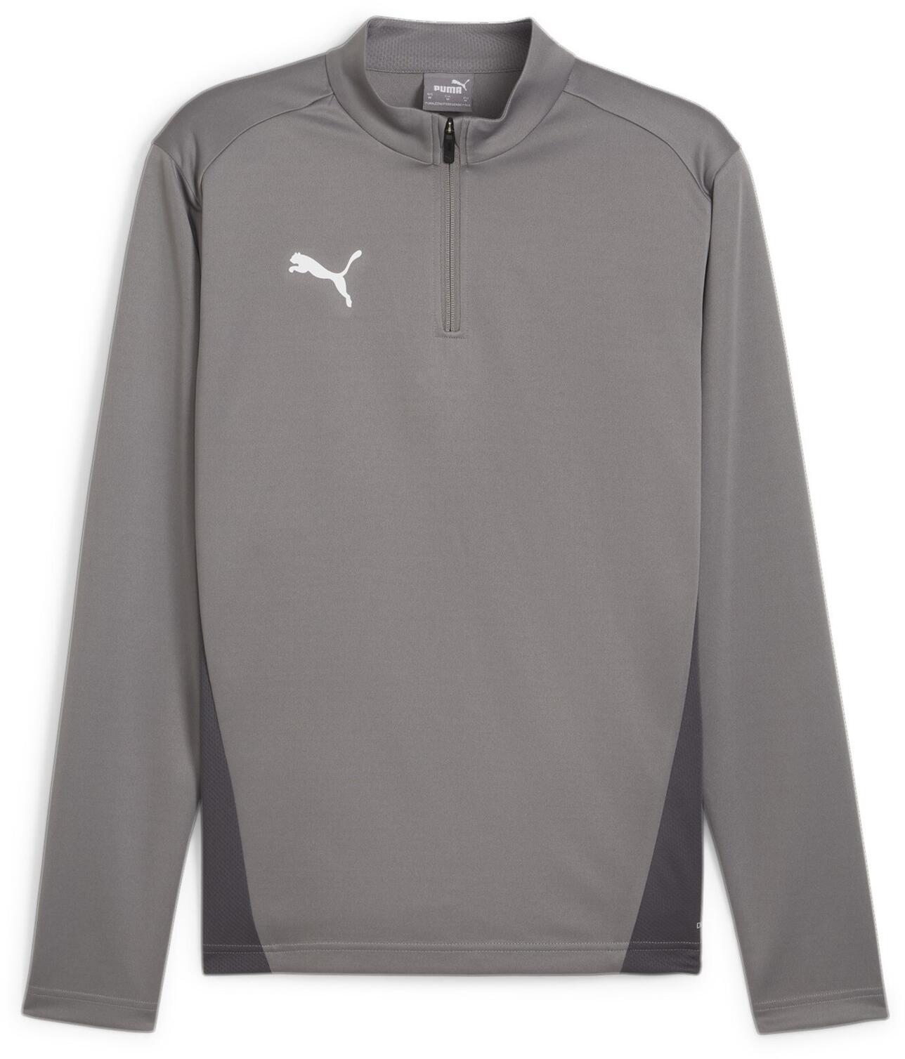 Puma TeamGOAL Training 1 4 Zip Top Shadow Grey Total Football Direct