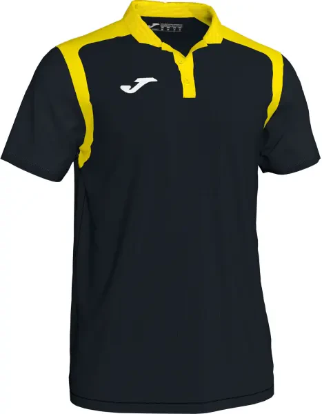 Joma Championship V Polo Shirt - Black / Yellow - Large (End of Line)