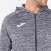 Joma Menfis Full Zip Hoody - Dark Melange