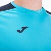 Joma Academy III S/S T-Shirt- Turquoise Fluor / Dark Navy