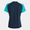 Joma Academy IV Women's T-Shirt - Navy/ Fluor Turquoise