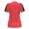 Joma Academy III Womens Shirt - Coral / Black