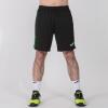 Joma Open III Bermuda Shorts - Black / Green Fluor