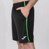 Joma Open III Bermuda Shorts - Black / Green Fluor