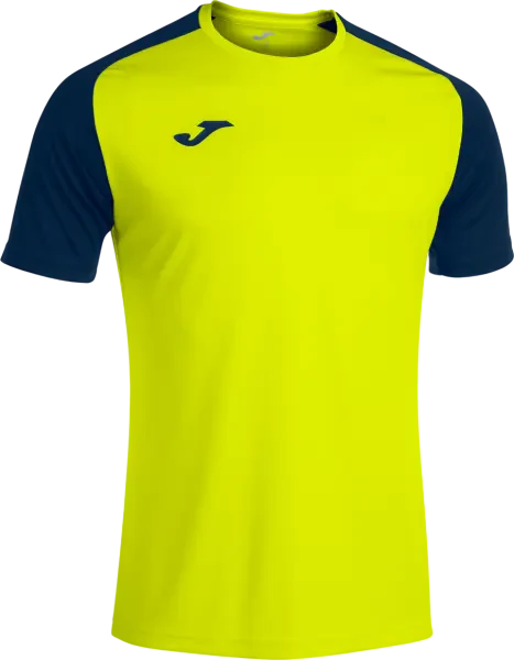 Joma Academy IV Shirt - Yellow Fluor / Dark Navy