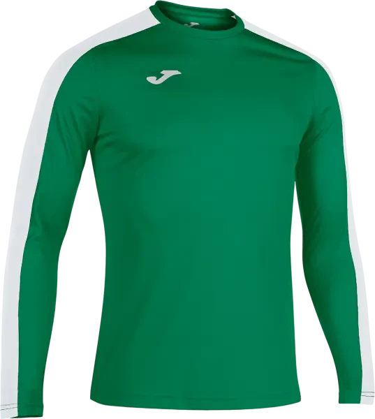 Joma Academy III L/S T-Shirt- Green / White