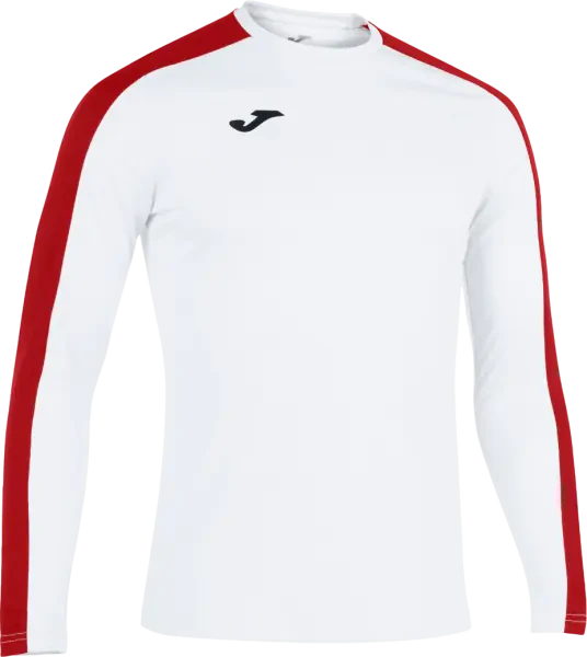 Joma Academy III L/S T-Shirt - White / Red