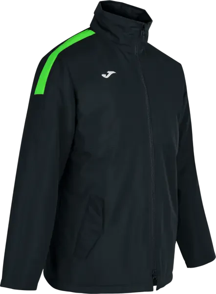 Joma Trivor Bench Jacket - Black / Green Fluor