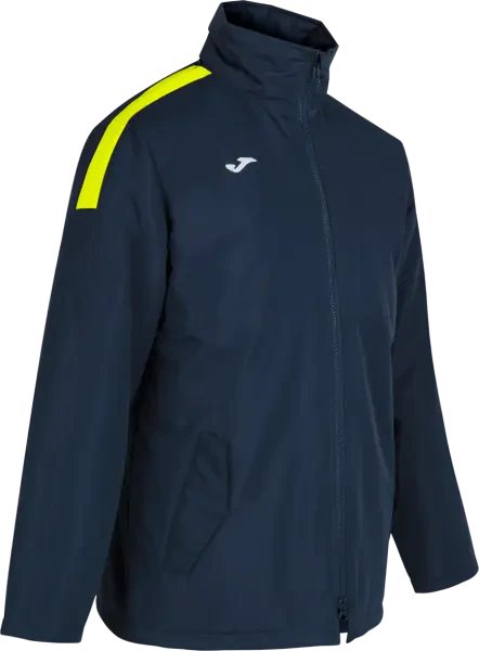 Joma Trivor Bench Jacket - Dark Navy / Yellow Fluor