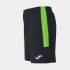 Joma Eco Championship Bermuda Shorts - Black / Fluor Green