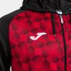 Joma Supernova III Zip-Up Hoodie - Black / Red