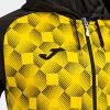 Joma Supernova III Zip-Up Hoodie - Black / Yellow