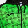 Joma Supernova III Zip-Up Hoodie - Black / Fluor Green