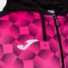 Joma Supernova III Zip-Up Hoodie - Black / Fluor Pink