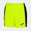 Joma Maxi Women's Shorts - Fluor Yellow/ Black