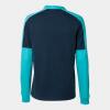 Joma Eco Championship Women's 1/4 Zip Sweatshirt - Navy / Fluor Turquoise