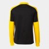 Joma Eco Championship Women's 1/4 Zip Sweatshirt - Black / Yellow