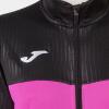 Joma Montreal Women's Full Zip Sweatshirt - Fluor Pink / Black