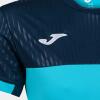 Joma Montreal Womens T-Shirt - Fluor Turquoise / Navy