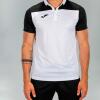 Joma Hobby II Polo Shirt - White / Black