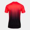 Joma Tiger IV Shirt - Black / Fluor Coral