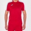 Joma Academy III S/S T-Shirt - Red / White