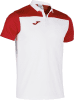 Joma Hobby II Polo Shirt - White / Red