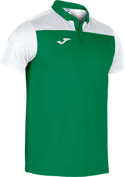 Joma Hobby II Polo Shirt - Green / White