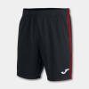 Joma Open III Bermuda Shorts - Black / Red