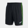 Joma Open III Bermuda Shorts - Black / Green Fluor