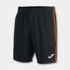 Joma Open III Bermuda Shorts - Black / Fluor Orange