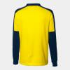 Joma Eco Championship Women's 1/4 Zip Sweatshirt - Yellow / Navy