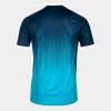 Joma Tiger IV Shirt - Fluor Turquoise / Navy