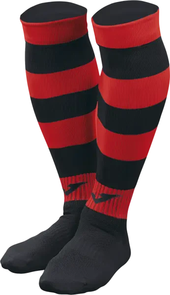 Joma Zebra II Socks - Black / Red