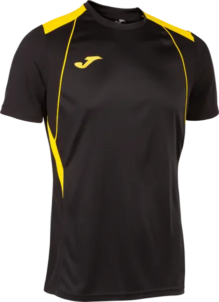 Joma Championship VII T-Shirt - Black / Yellow