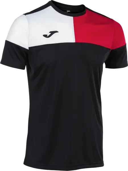 Joma Crew V Shirt - Black / Red / White