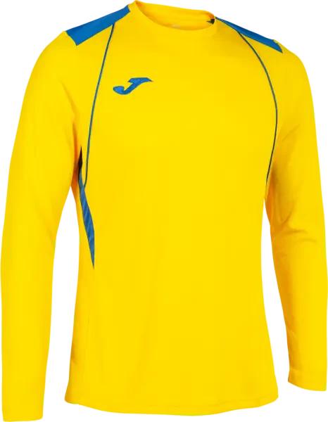 Joma Championship VII L/S T-Shirt - Yellow / Royal