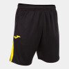 Joma Championship VII Bermuda Shorts - Black / Yellow