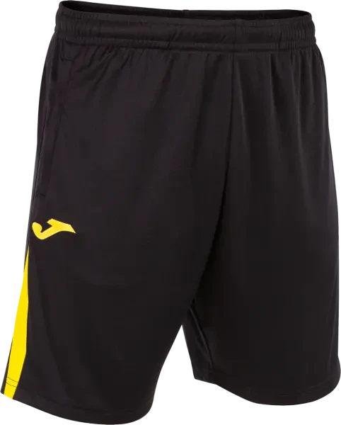 Joma Championship VII Bermuda Shorts - Black / Yellow