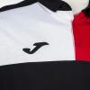 Joma Crew V Polo Shirt- Black / Red / White