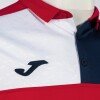 Joma Crew V Polo Shirt - Red / Navy / White