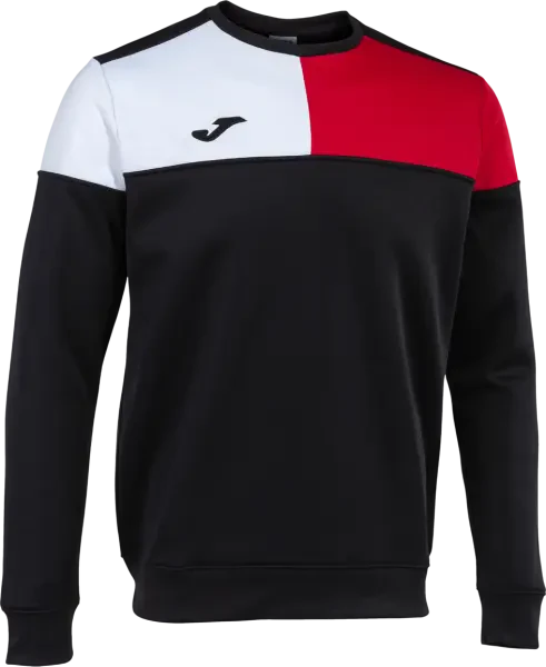 Joma Crew V Sweatshirt - Black / Red / White