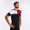 Joma Crew V Shirt - Black / Red / White