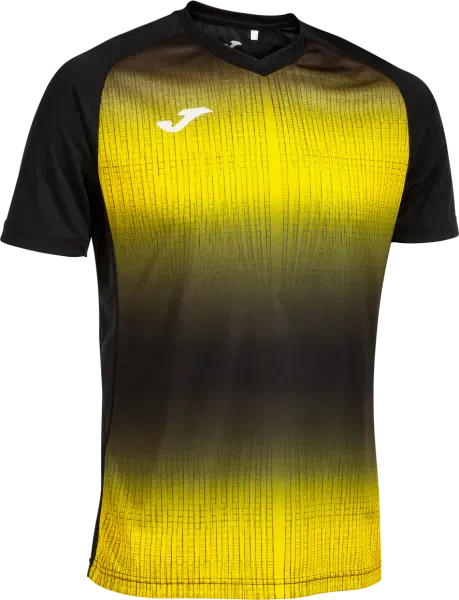 Joma Tiger V Shirt - Black / Yellow