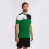 Joma Crew V Shirt - Green / Black / White