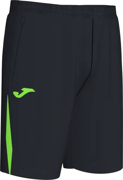 Joma Championship VII Bermuda Shorts - Black / Fluor Green