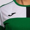 Joma Crew V Womens Shirt - Green / Black / White