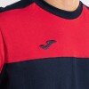 Joma Crew V T-Shirt - Navy / Red